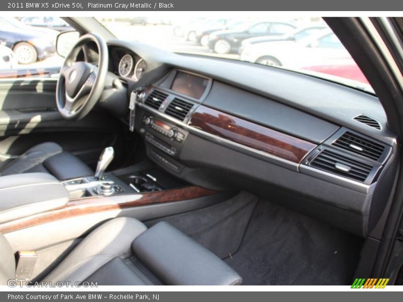 Platinum Gray Metallic / Black 2011 BMW X5 xDrive 50i