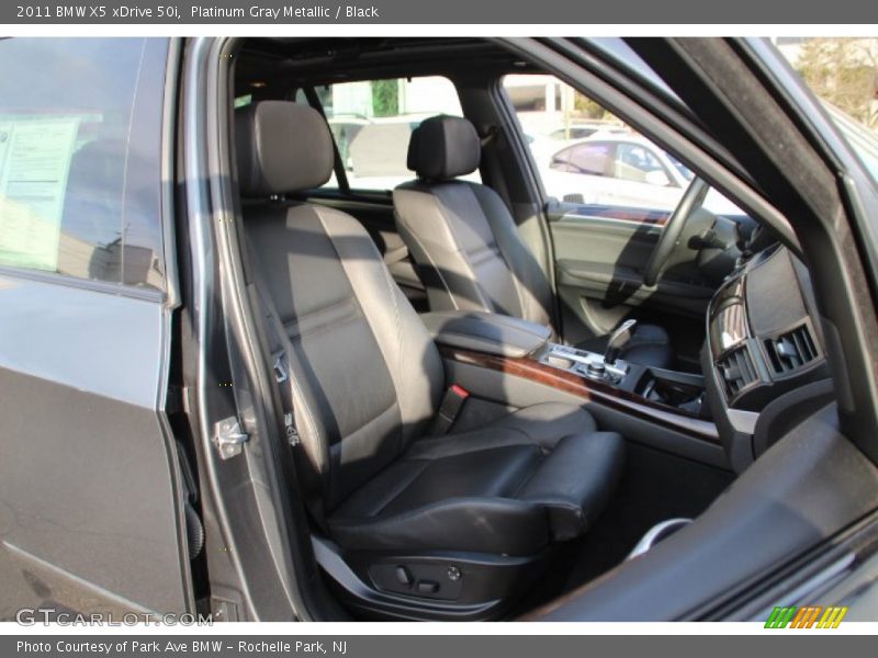 Platinum Gray Metallic / Black 2011 BMW X5 xDrive 50i