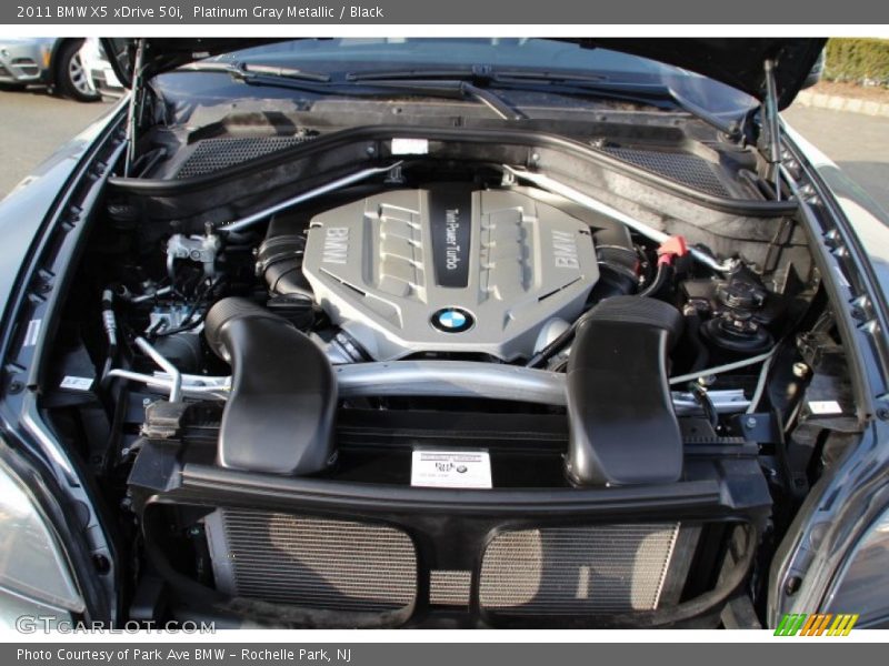 Platinum Gray Metallic / Black 2011 BMW X5 xDrive 50i