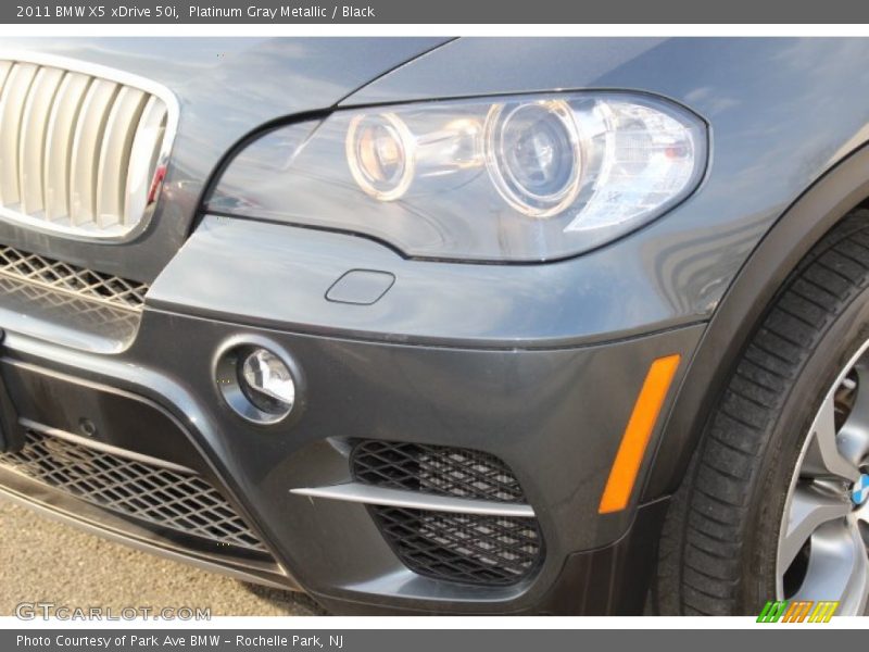 Platinum Gray Metallic / Black 2011 BMW X5 xDrive 50i