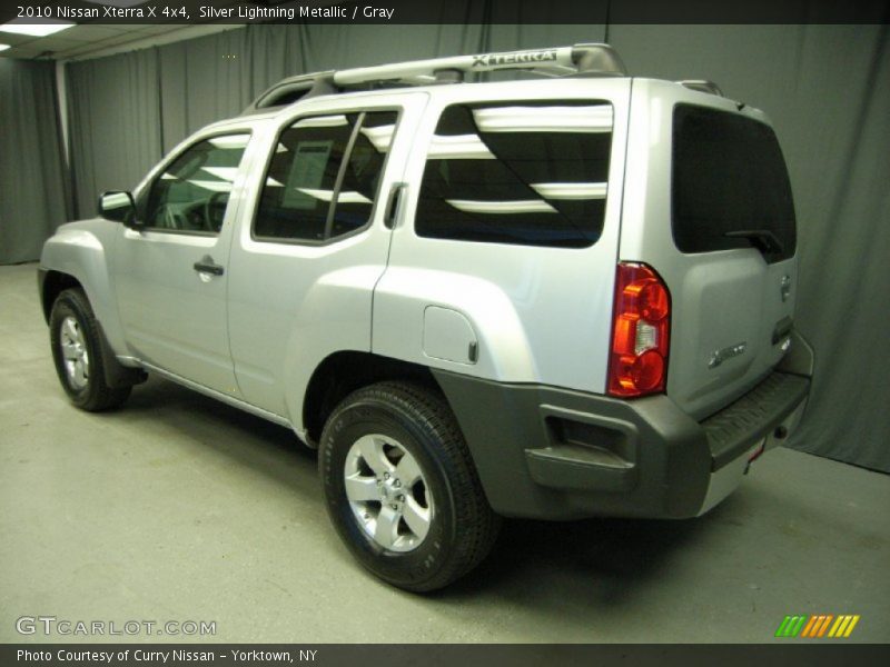 Silver Lightning Metallic / Gray 2010 Nissan Xterra X 4x4