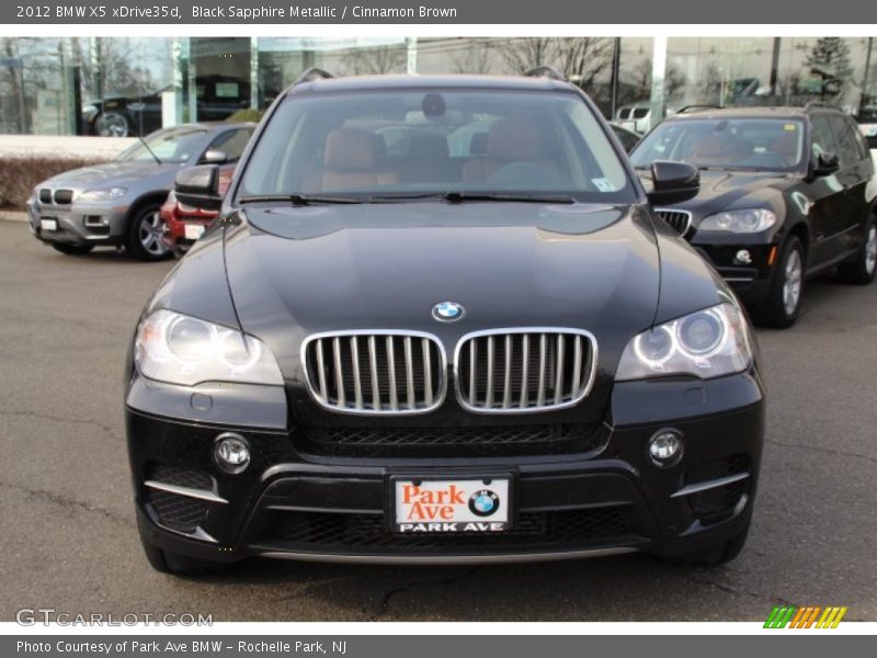 Black Sapphire Metallic / Cinnamon Brown 2012 BMW X5 xDrive35d