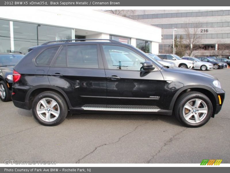 Black Sapphire Metallic / Cinnamon Brown 2012 BMW X5 xDrive35d