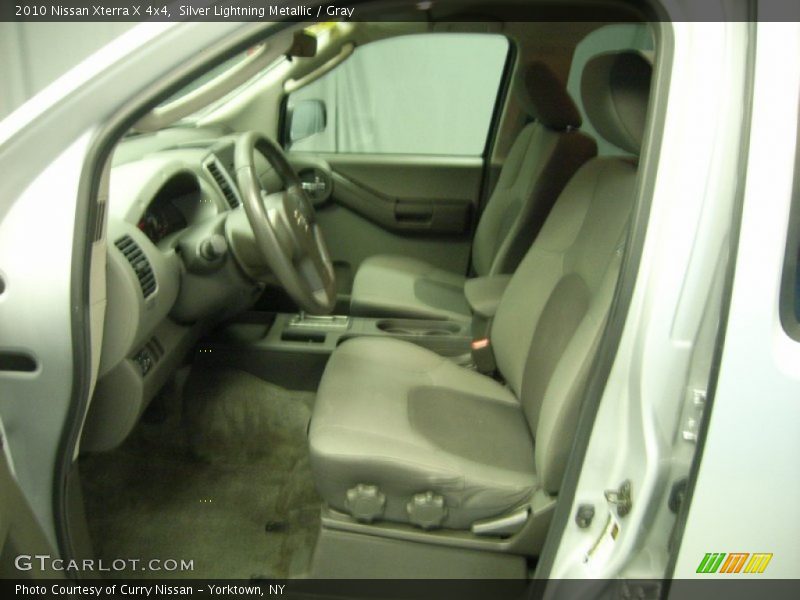 Silver Lightning Metallic / Gray 2010 Nissan Xterra X 4x4