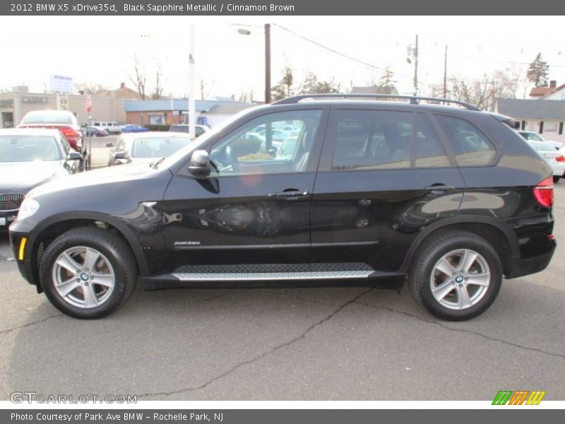 Black Sapphire Metallic / Cinnamon Brown 2012 BMW X5 xDrive35d