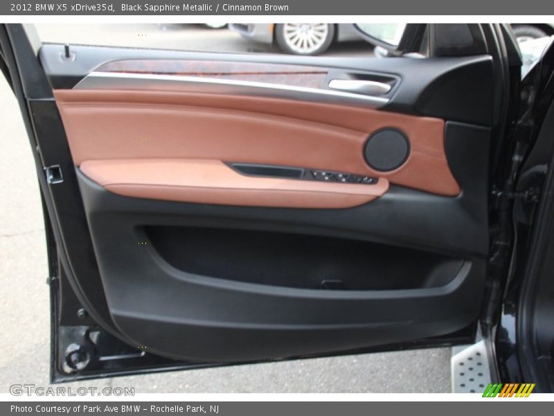 Black Sapphire Metallic / Cinnamon Brown 2012 BMW X5 xDrive35d