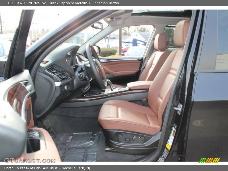 Black Sapphire Metallic / Cinnamon Brown 2012 BMW X5 xDrive35d