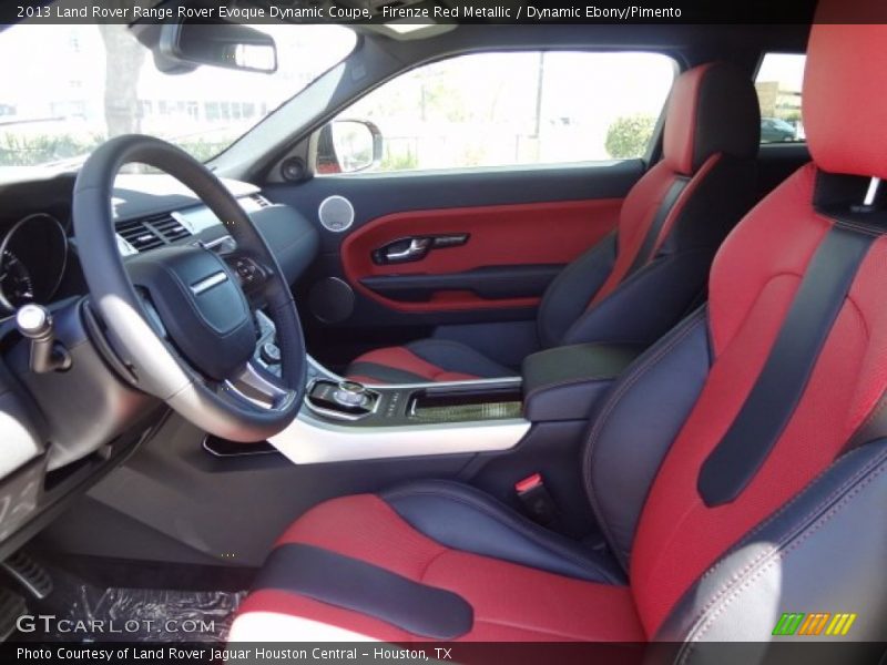  2013 Range Rover Evoque Dynamic Coupe Dynamic Ebony/Pimento Interior