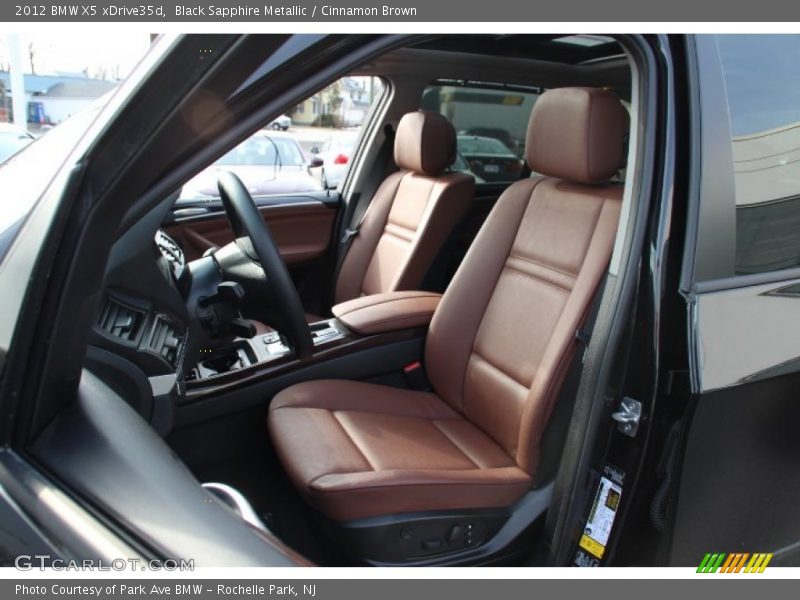 Black Sapphire Metallic / Cinnamon Brown 2012 BMW X5 xDrive35d