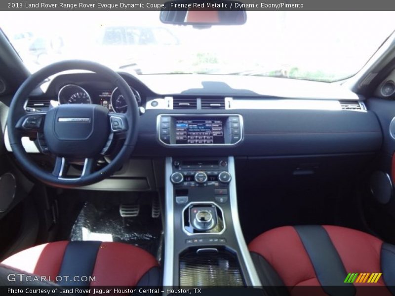 Dashboard of 2013 Range Rover Evoque Dynamic Coupe