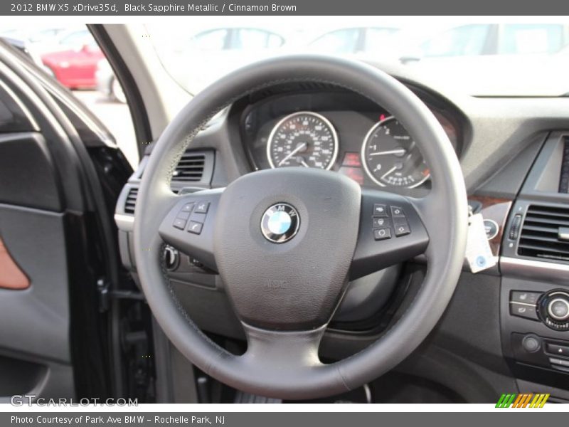 Black Sapphire Metallic / Cinnamon Brown 2012 BMW X5 xDrive35d