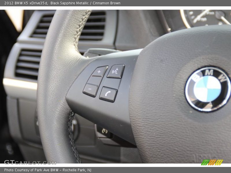 Black Sapphire Metallic / Cinnamon Brown 2012 BMW X5 xDrive35d