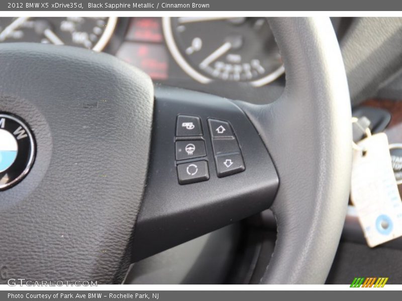Black Sapphire Metallic / Cinnamon Brown 2012 BMW X5 xDrive35d