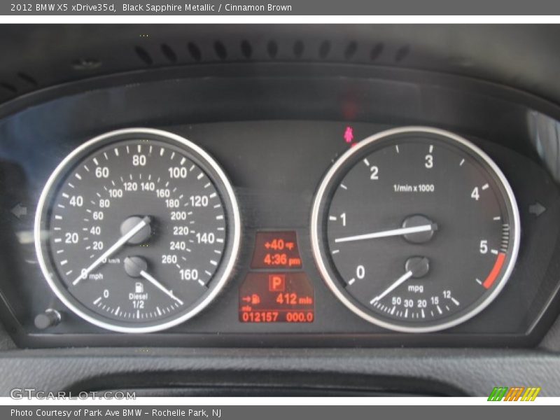 Black Sapphire Metallic / Cinnamon Brown 2012 BMW X5 xDrive35d