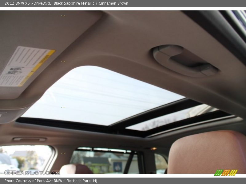 Black Sapphire Metallic / Cinnamon Brown 2012 BMW X5 xDrive35d