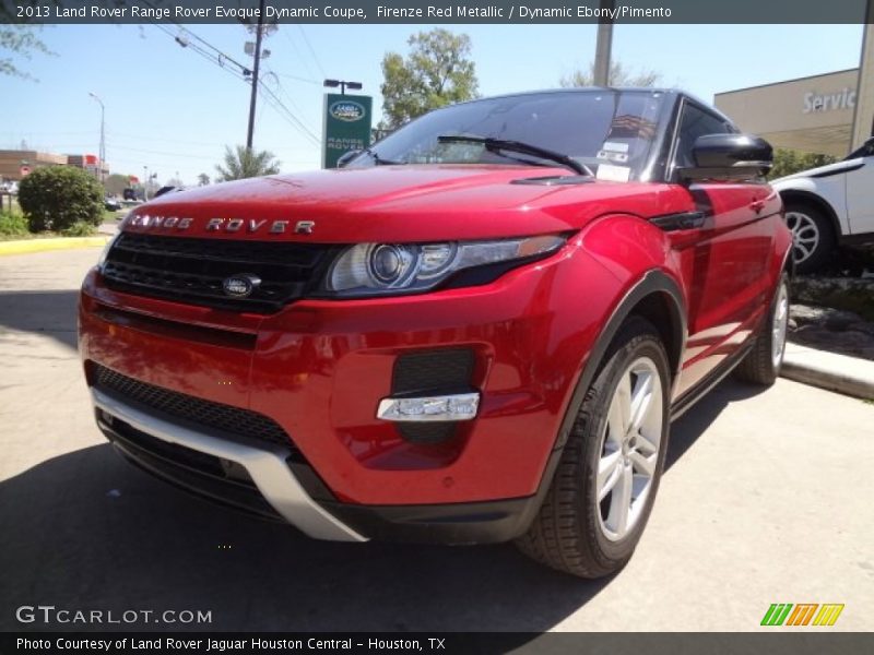 Firenze Red Metallic / Dynamic Ebony/Pimento 2013 Land Rover Range Rover Evoque Dynamic Coupe