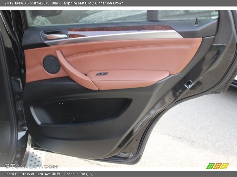 Black Sapphire Metallic / Cinnamon Brown 2012 BMW X5 xDrive35d