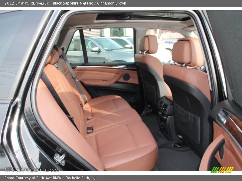 Black Sapphire Metallic / Cinnamon Brown 2012 BMW X5 xDrive35d