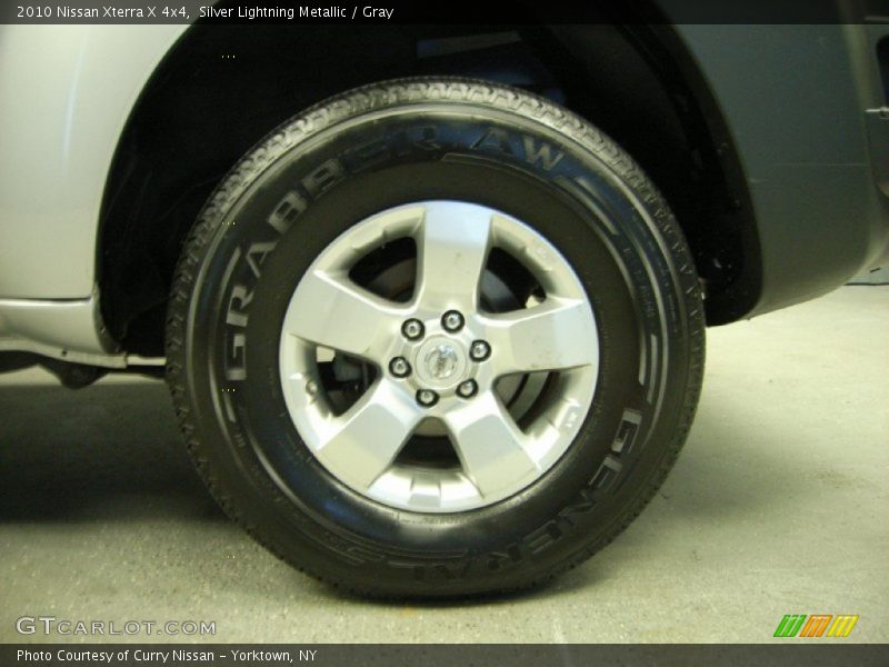 Silver Lightning Metallic / Gray 2010 Nissan Xterra X 4x4