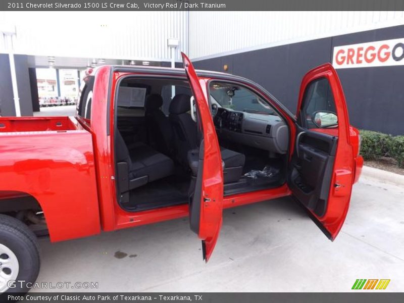 Victory Red / Dark Titanium 2011 Chevrolet Silverado 1500 LS Crew Cab