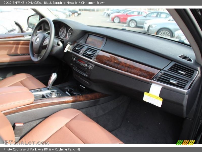 Black Sapphire Metallic / Cinnamon Brown 2012 BMW X5 xDrive35d