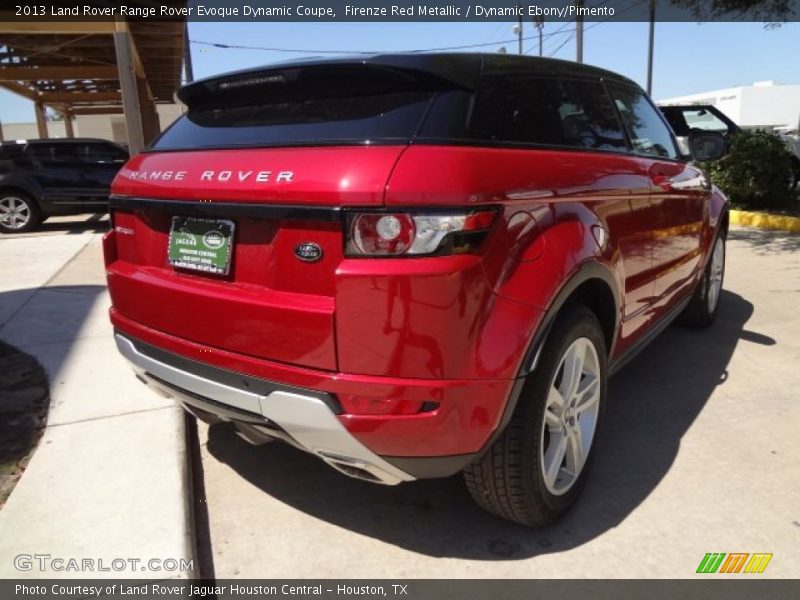Firenze Red Metallic / Dynamic Ebony/Pimento 2013 Land Rover Range Rover Evoque Dynamic Coupe