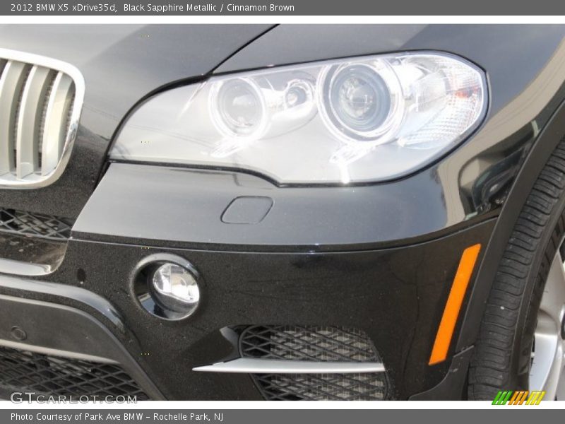 Black Sapphire Metallic / Cinnamon Brown 2012 BMW X5 xDrive35d