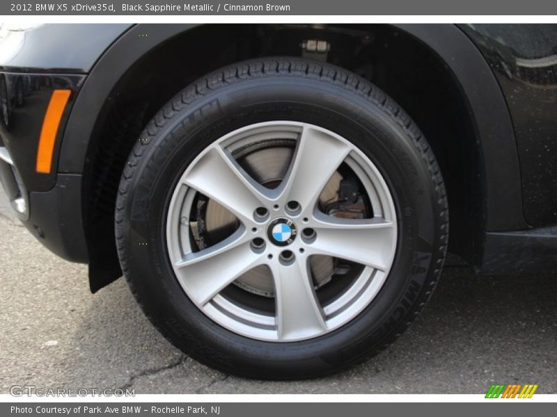 Black Sapphire Metallic / Cinnamon Brown 2012 BMW X5 xDrive35d