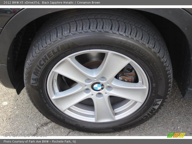 Black Sapphire Metallic / Cinnamon Brown 2012 BMW X5 xDrive35d
