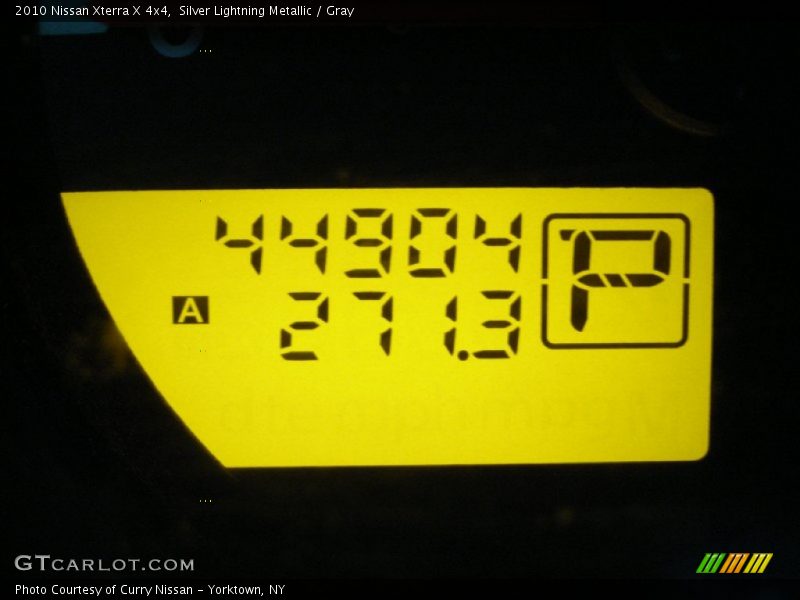 Silver Lightning Metallic / Gray 2010 Nissan Xterra X 4x4
