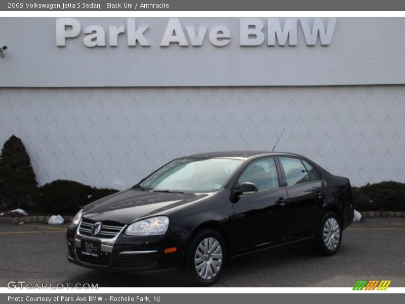 Black Uni / Anthracite 2009 Volkswagen Jetta S Sedan
