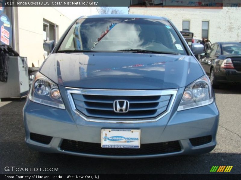 Ocean Mist Metallic / Gray 2010 Honda Odyssey EX