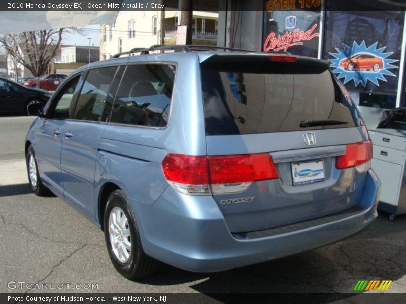 Ocean Mist Metallic / Gray 2010 Honda Odyssey EX