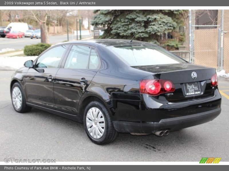 Black Uni / Anthracite 2009 Volkswagen Jetta S Sedan