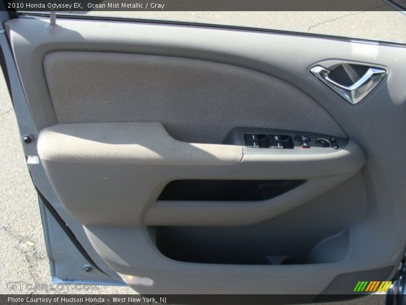 Ocean Mist Metallic / Gray 2010 Honda Odyssey EX