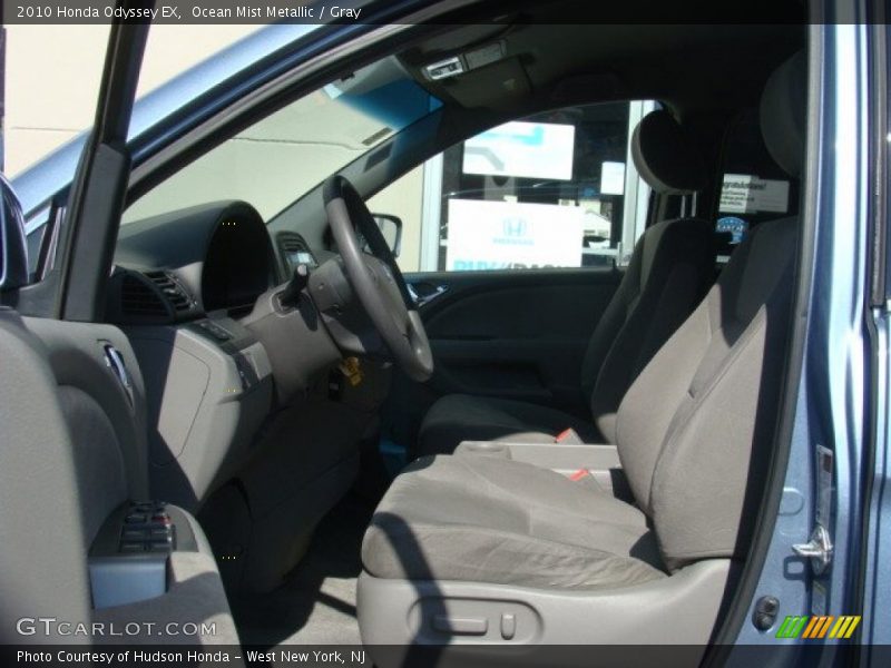Ocean Mist Metallic / Gray 2010 Honda Odyssey EX