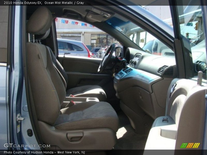 Ocean Mist Metallic / Gray 2010 Honda Odyssey EX
