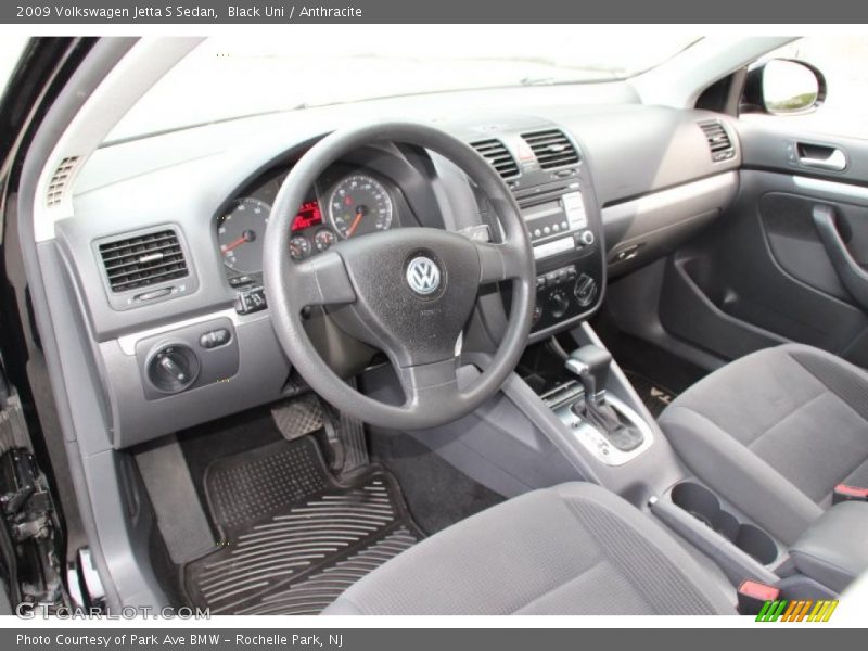 Black Uni / Anthracite 2009 Volkswagen Jetta S Sedan