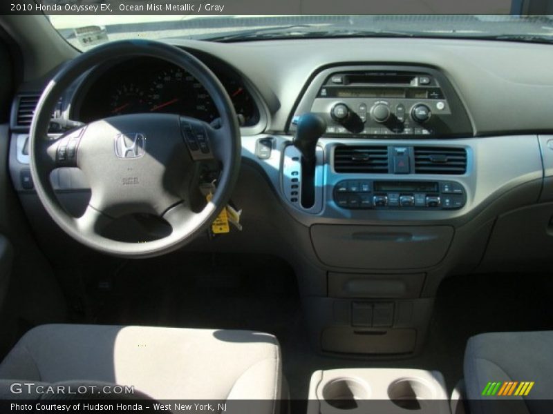 Ocean Mist Metallic / Gray 2010 Honda Odyssey EX
