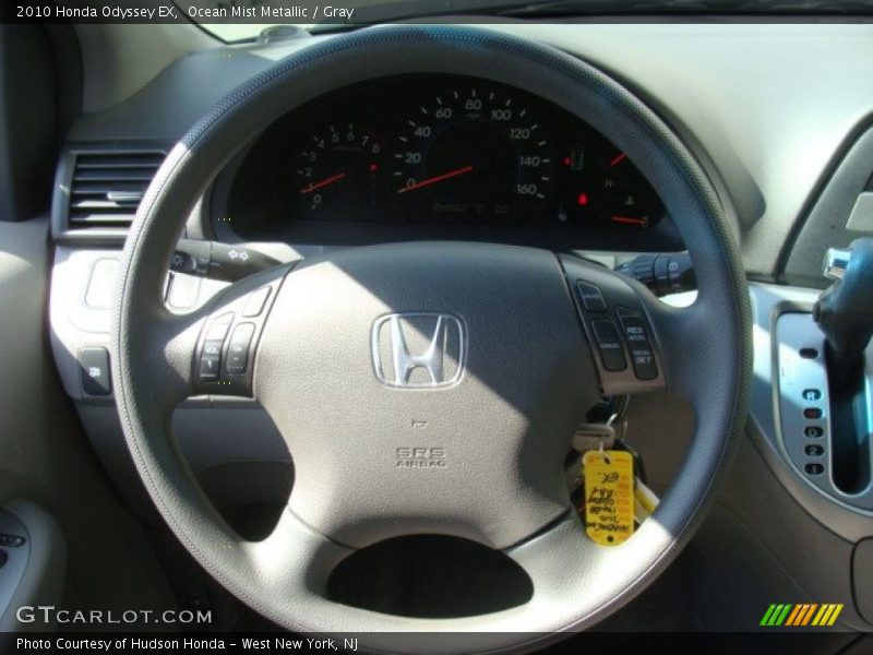 Ocean Mist Metallic / Gray 2010 Honda Odyssey EX
