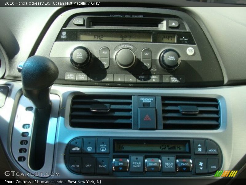 Ocean Mist Metallic / Gray 2010 Honda Odyssey EX