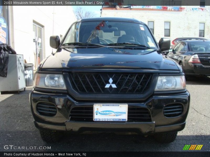 Solano Black Pearl / Gray 2003 Mitsubishi Montero Sport ES 4x4