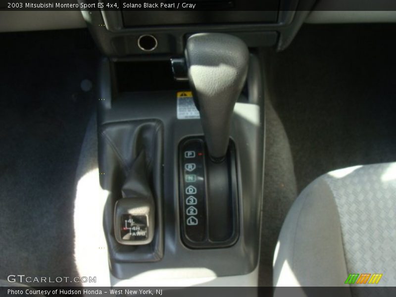 Solano Black Pearl / Gray 2003 Mitsubishi Montero Sport ES 4x4