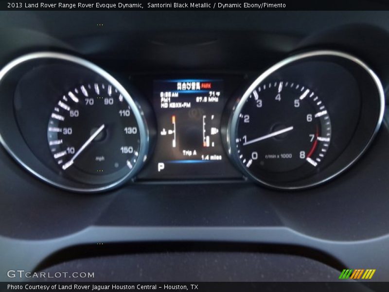  2013 Range Rover Evoque Dynamic Dynamic Gauges
