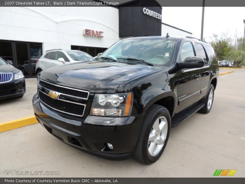 Black / Dark Titanium/Light Titanium 2007 Chevrolet Tahoe LT