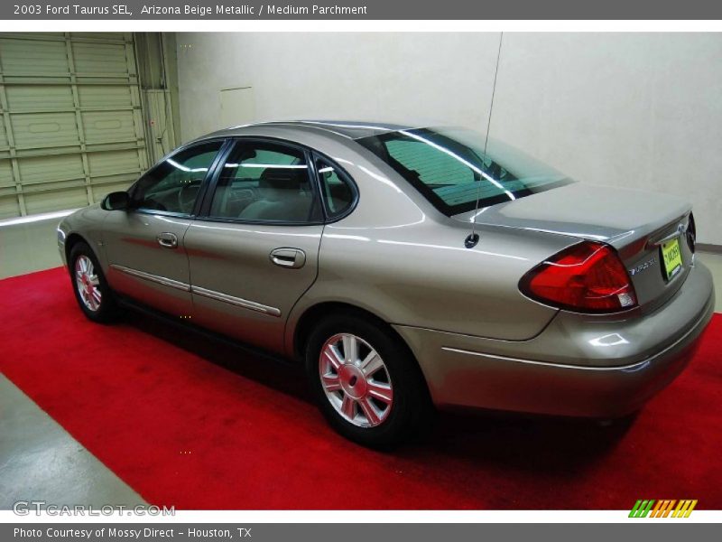 Arizona Beige Metallic / Medium Parchment 2003 Ford Taurus SEL