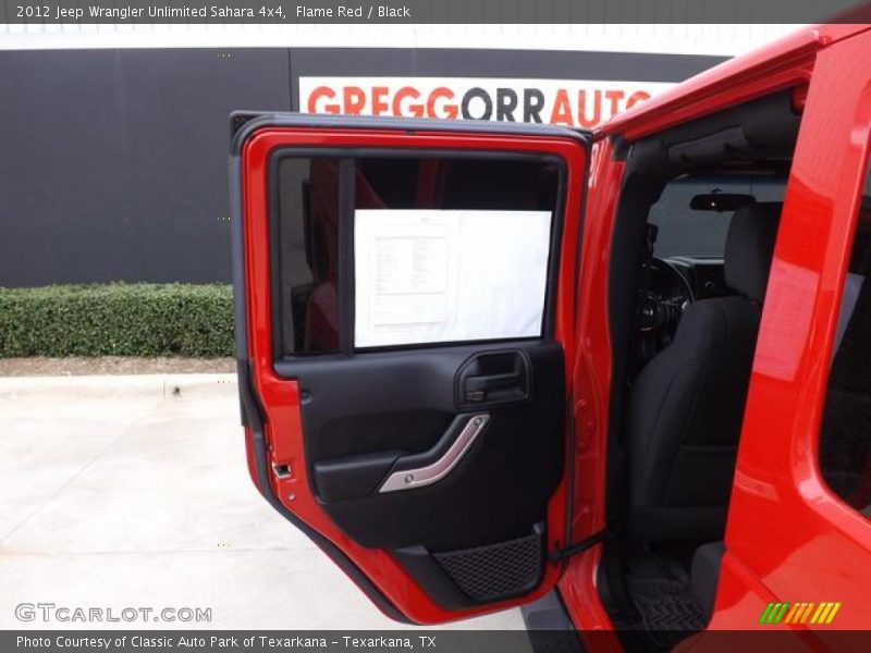 Flame Red / Black 2012 Jeep Wrangler Unlimited Sahara 4x4