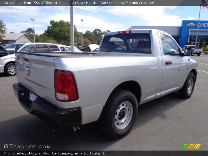 Bright Silver Metallic / Dark Slate Gray/Medium Graystone 2012 Dodge Ram 1500 ST Regular Cab