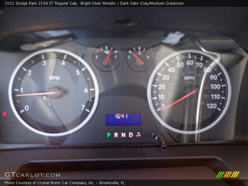 Bright Silver Metallic / Dark Slate Gray/Medium Graystone 2012 Dodge Ram 1500 ST Regular Cab