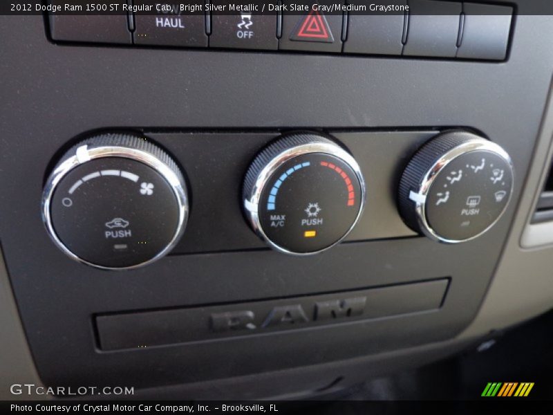 Controls of 2012 Ram 1500 ST Regular Cab